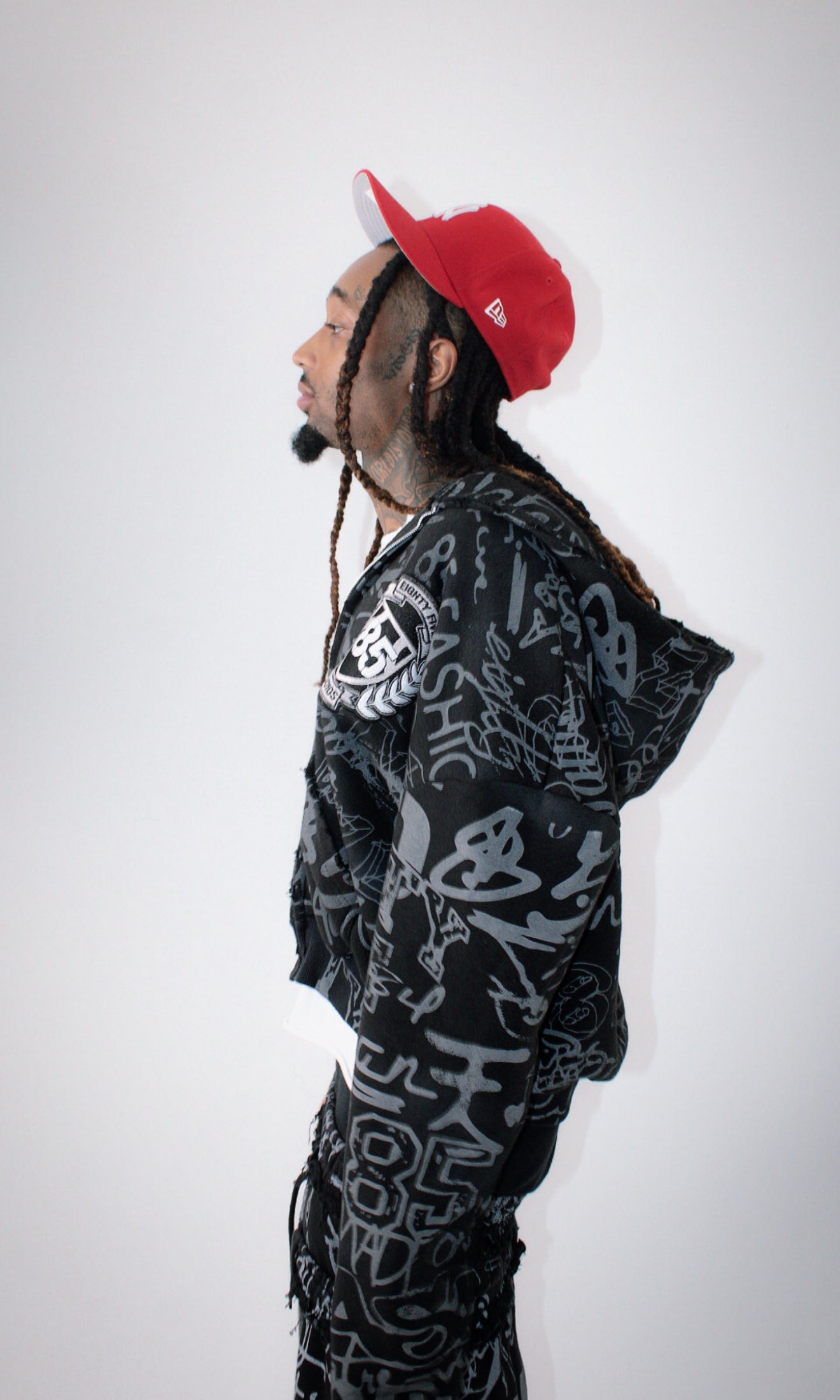 85 GRAFITTI SWEATSUIT BLACK