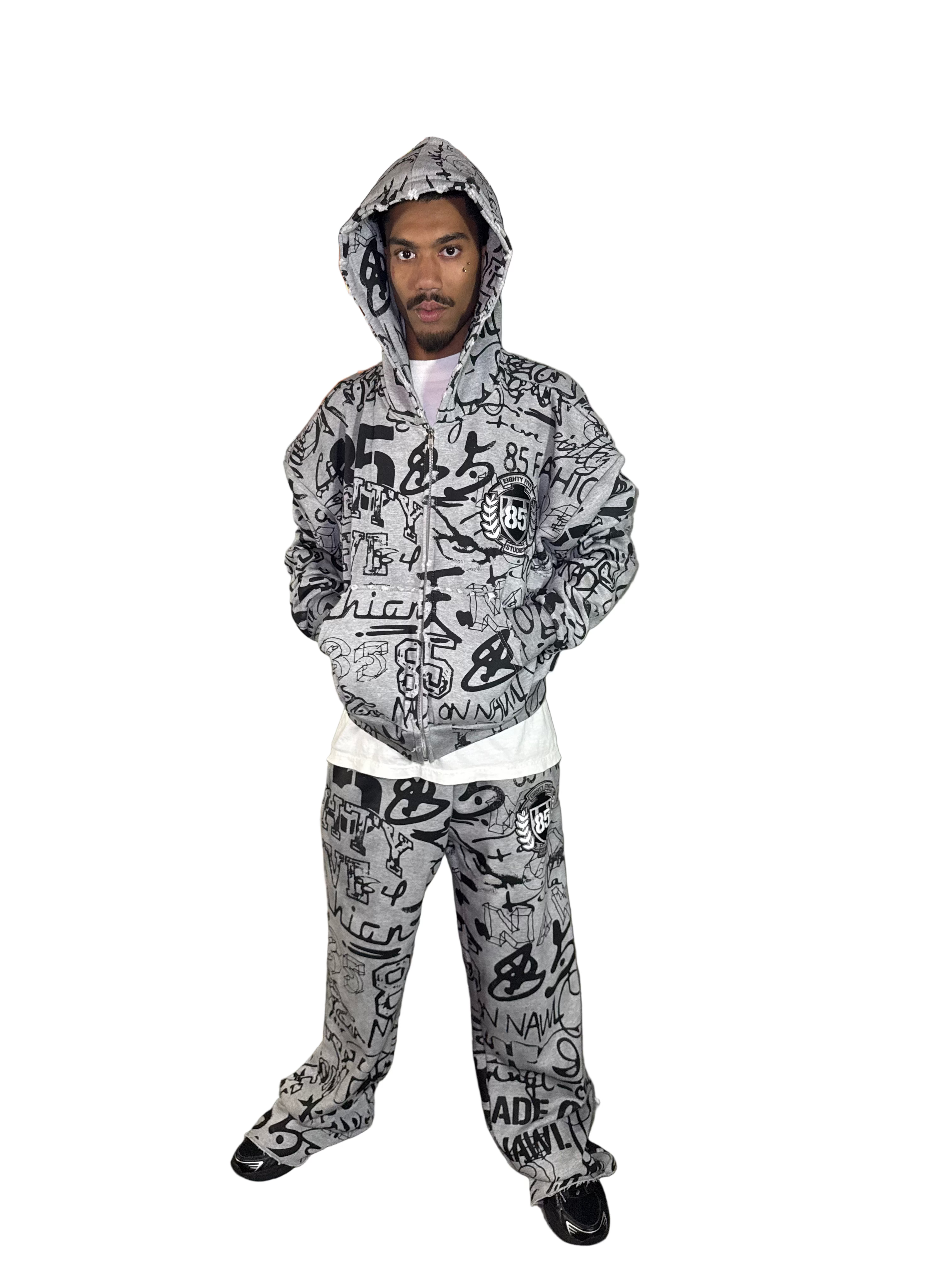 85 GRAFITTI SWEATSUIT GREY