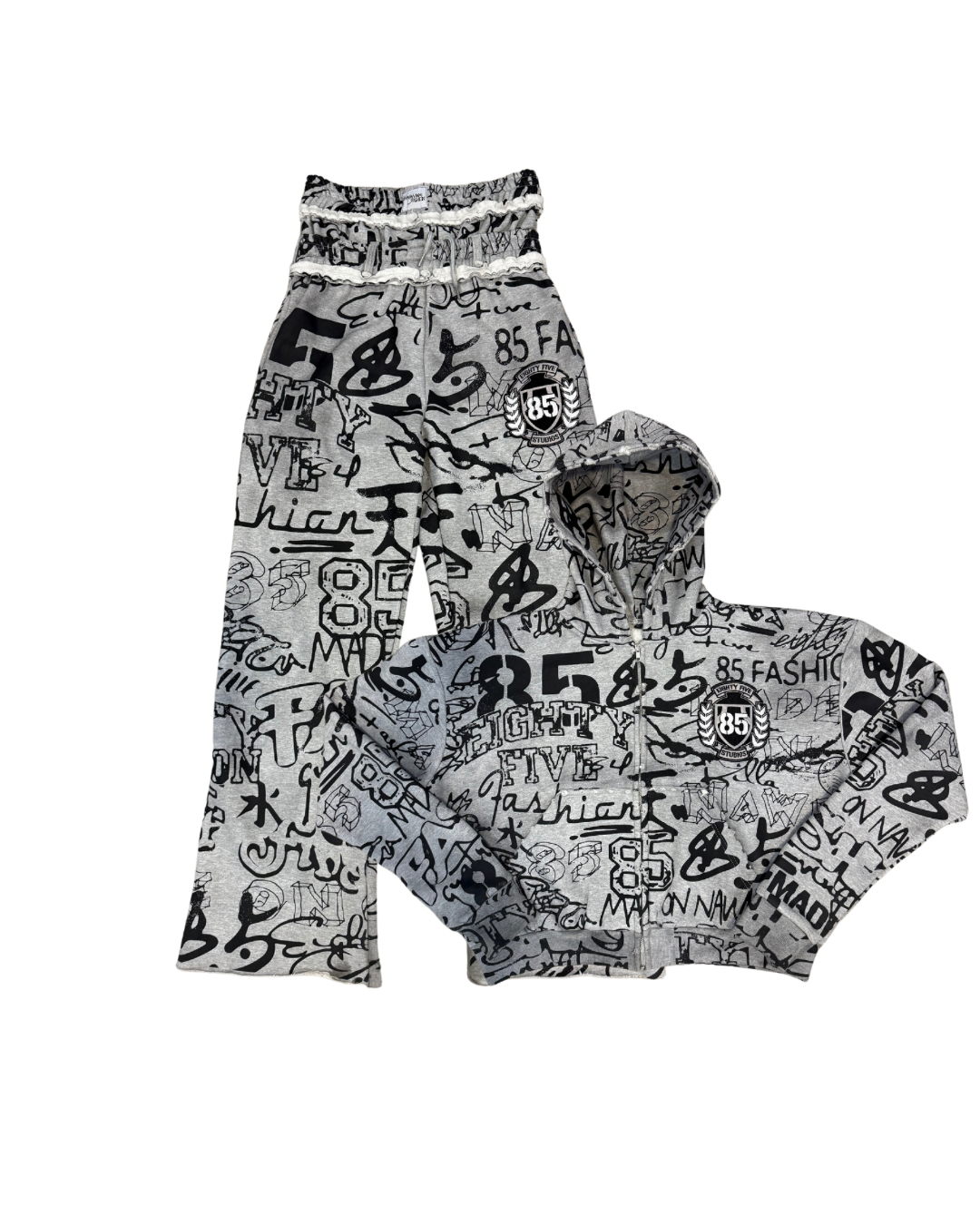 85 GRAFITTI SWEATSUIT GREY